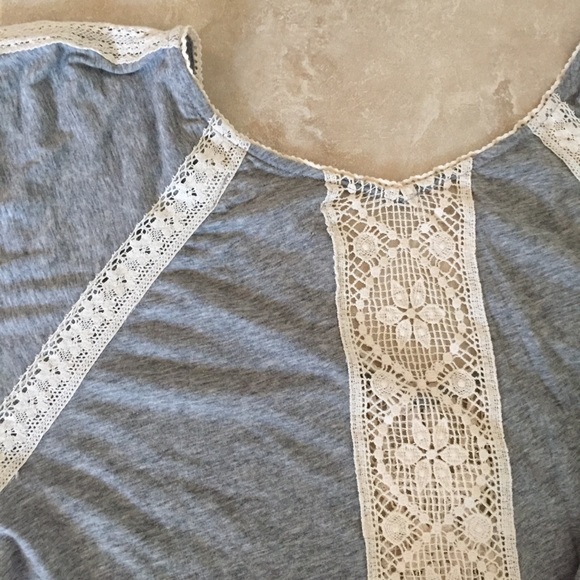 SOLD JOHNNY WAS 4 Love and Liberty Lace Flowy Top - Picture 6 of 8